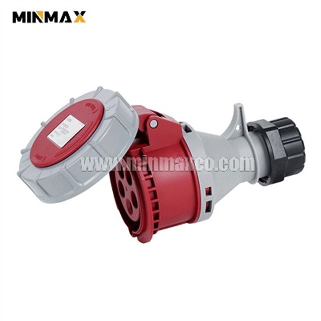 MM-BS7156 Female 5 pins 16A Waterproof Red Industrial Equipment Connectors for Food and beverage industries IP67