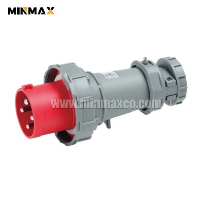 MM-BP7346 Male 4 pins 63A Waterproof Red plugs for Logistics Center IP67