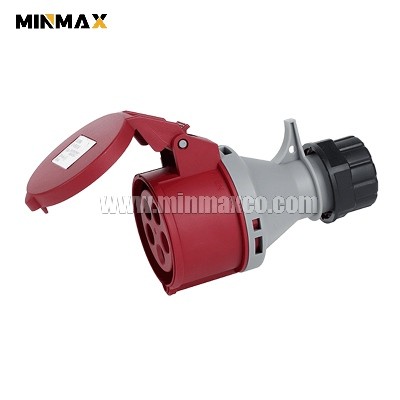 MM-BS4246 Female 4 pins 32A Waterproof Red CEE Connectors for Mines IP44