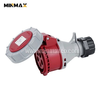 MM-BS7156 Female 5 pins 16A Waterproof Red Industrial Equipment Connectors for Food and beverage industries IP67
