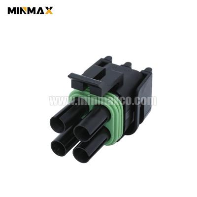 4 Pin Female Weather Pack Square Sealed Connector 12015798