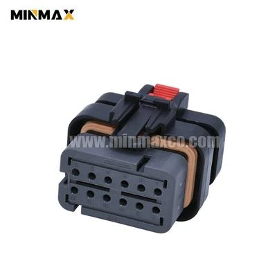 12P Female AMPSEAL 16 Automotive Connector 776437-2