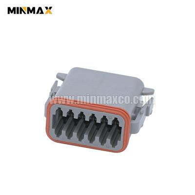 12 Way Female DT Agricultural Machinery Sensor Connector DT06-12SA