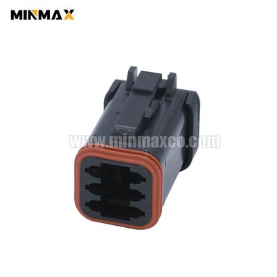 6 Pin Female DT Agricultural Machinery Electrical Connector DT06-6S-E005