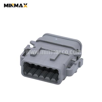 12 Pin Female DTM Plug DTM06-12SA-E007 With Long Cap