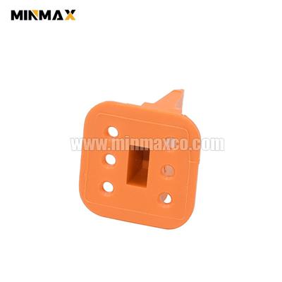 6 Socket DT Plug Wedgelock W6S Orange