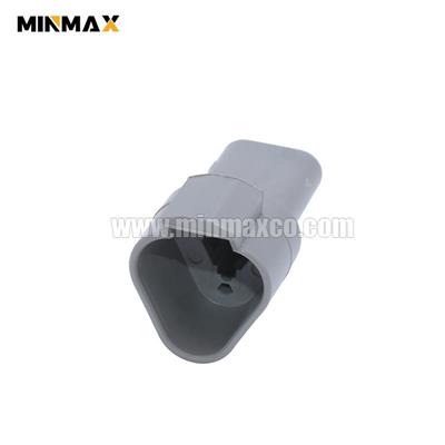 3 Way Male  DT Receptacle DT04-3P Gray