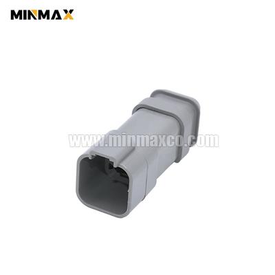 6 Way Male  DT Receptacle DT04-6P-E008 With Long Cap