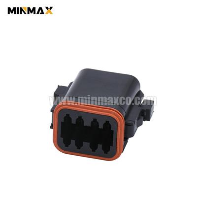 8 Way Female  DT Plug DT06-08SA-E004 Black