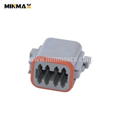 8 Way Female  DT Plug DT06-08SA Gray