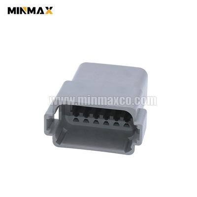 12 Way Male DT Agricultural Machinery Electrical Connector DT04-12PA Gray