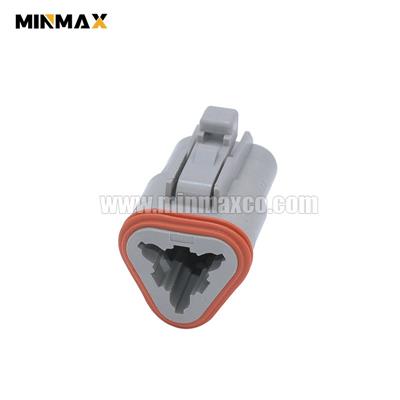 3 Way Female DT Plug DT06-3S Gray