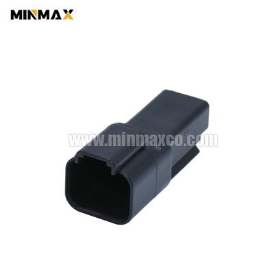 2 Way Male DT Automotive Receptacle DT04-2P-E004 Black