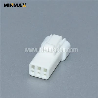 3 Pin Female JWPF Motorcycle Connector 03R-JWPF-VSLE-S White
