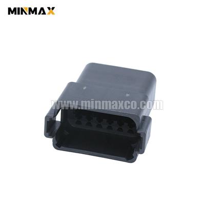 12 Way Male DT Mining Vehicle Connector DT04-12PA-E004 Black