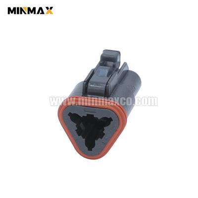 3 Way Female DT Car Plug DT06-3S-E004 Black