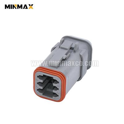 6 Way Female DT Car Plug DT06-6S-E008 With Long Cap