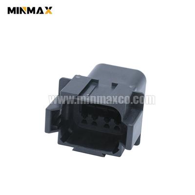 8 Way Male  DT Receptacle DT04-08PA-E004 Black