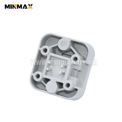 4 Way Right Angle Flange Mount PCB Receptacle DT15-4P